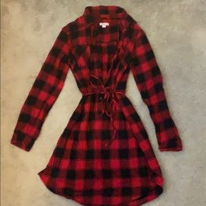 Flannel dress